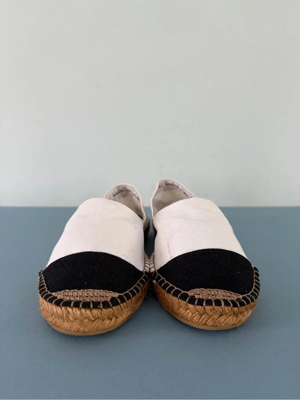 Viscata Barceloneta Canvas Espadrille Limited Edition White Black‎ Flats